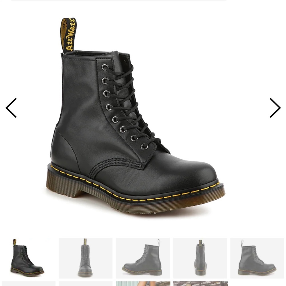 Classic black Doc Martens 1460 Pascal combat boot